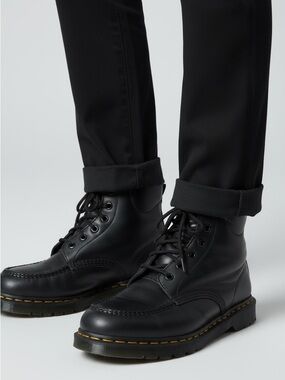 Dr. Martens Black Leather Air Wear Boots Size 8